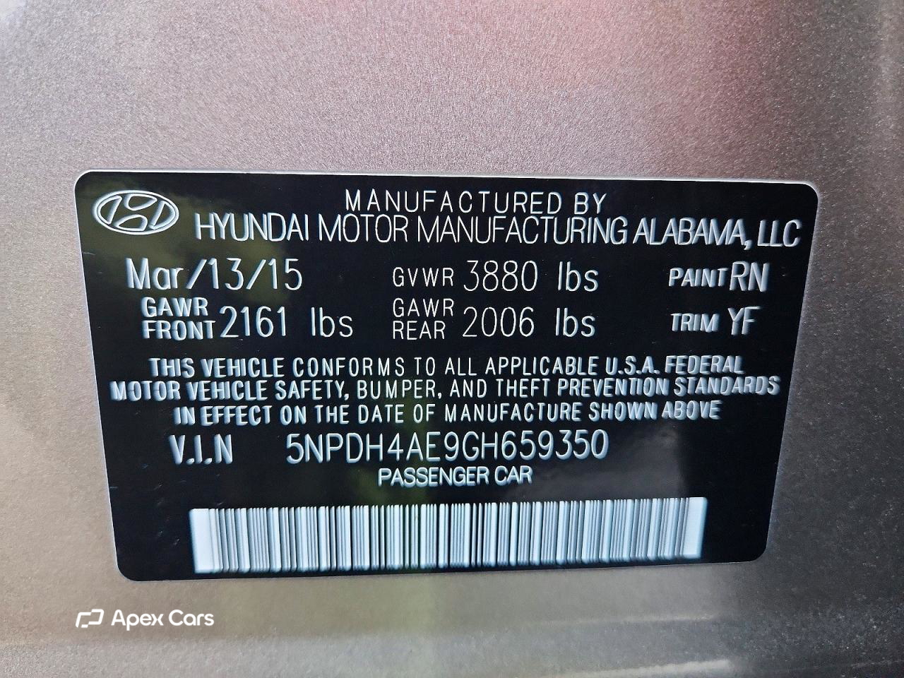 Hyundai Elantra 2016