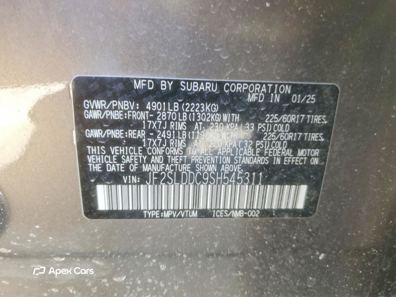 Subaru Forester 2025