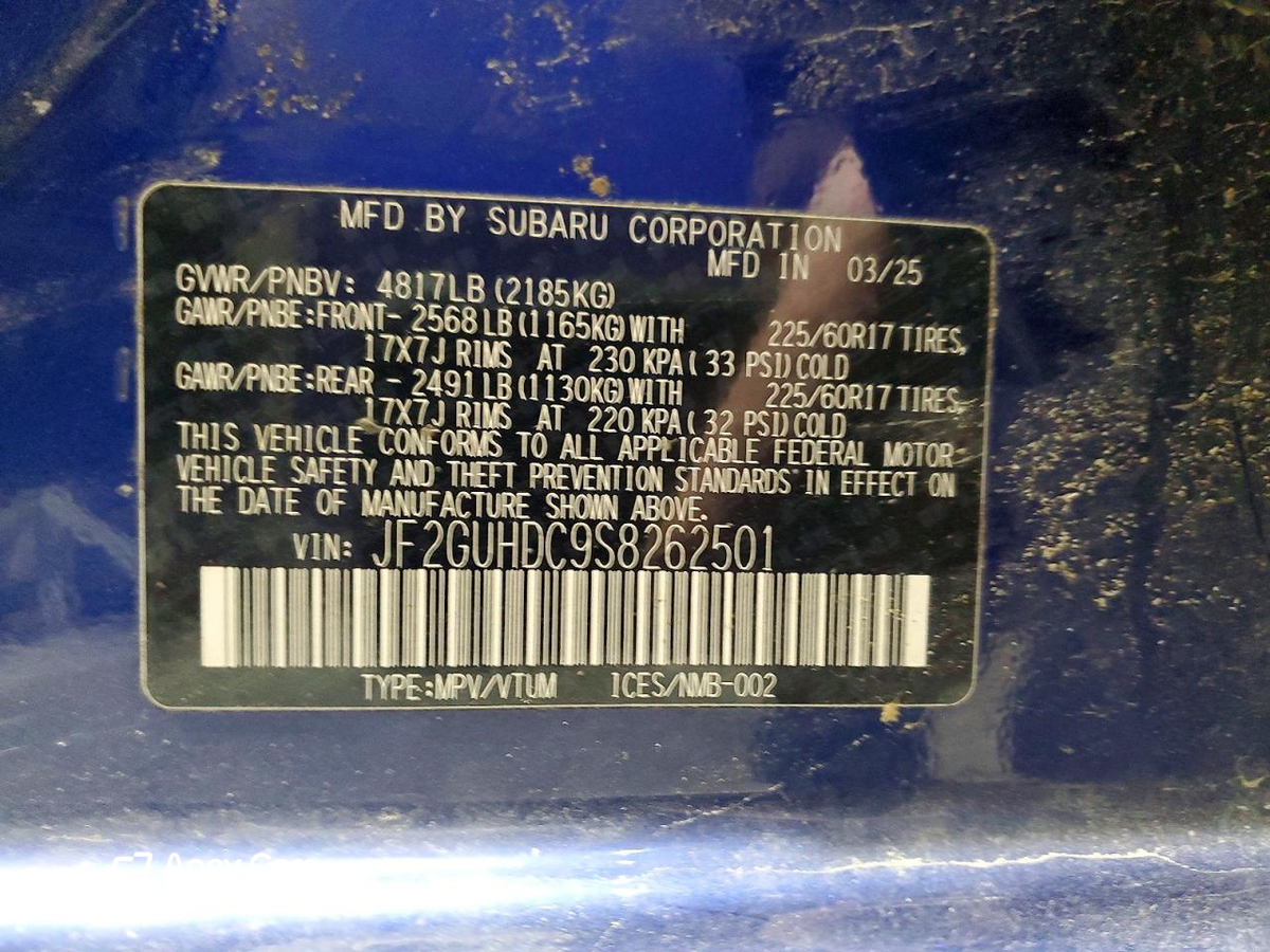 Subaru XV 2025