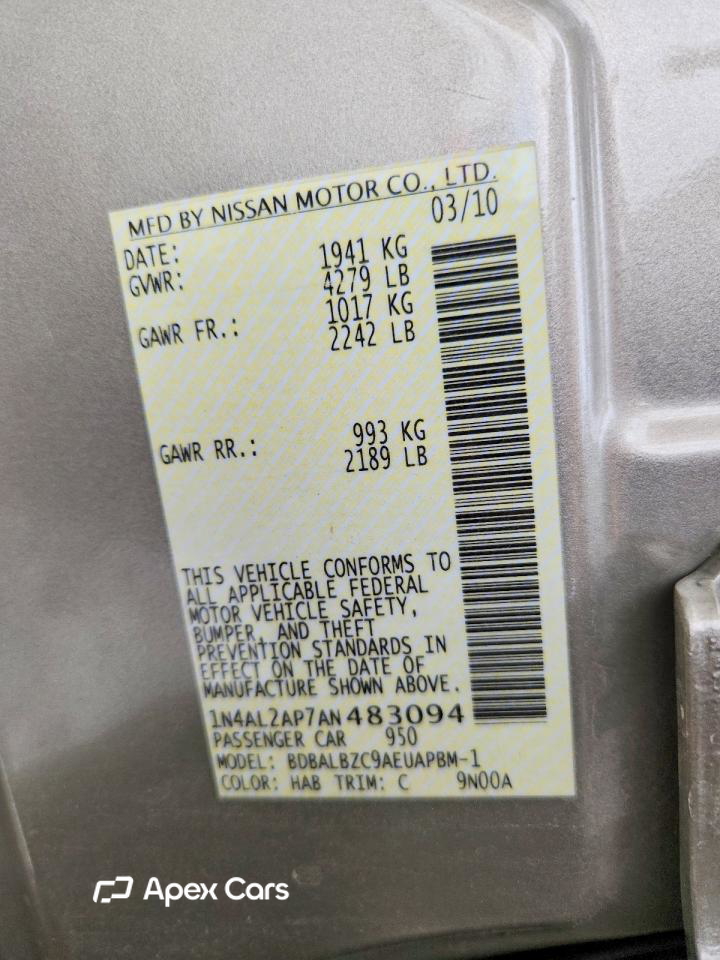 Nissan Altima 2010