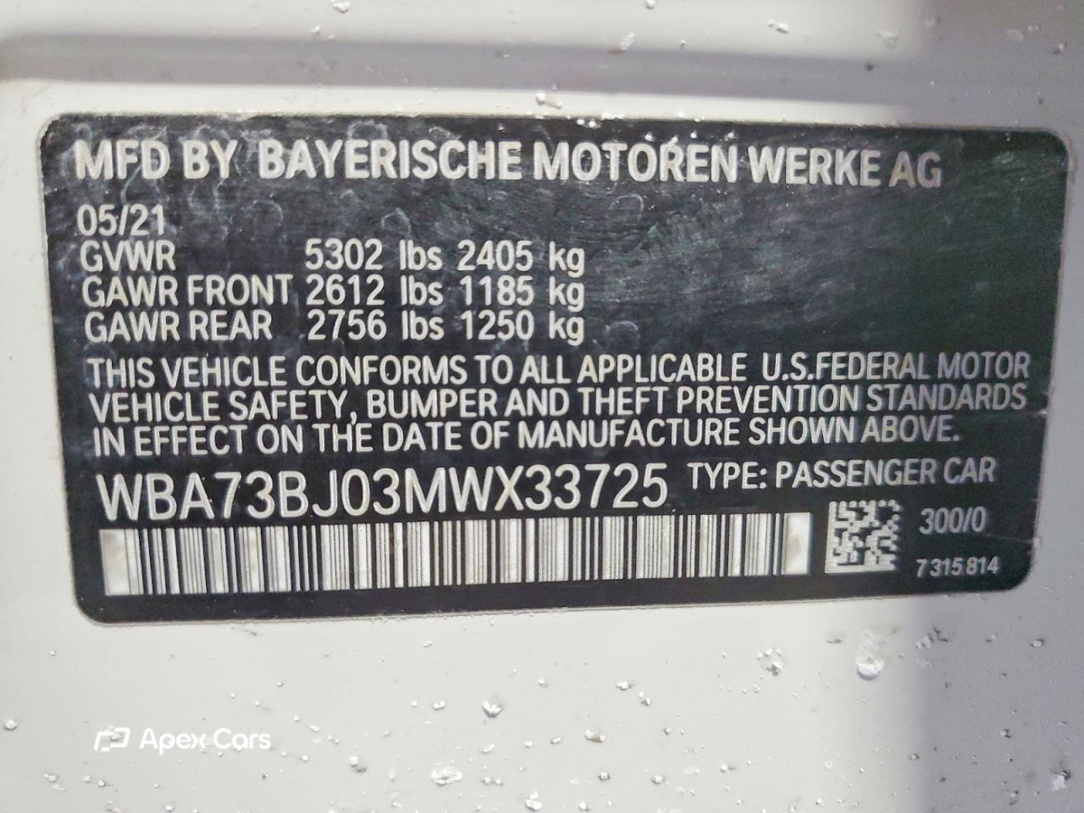 BMW Series 5 2021