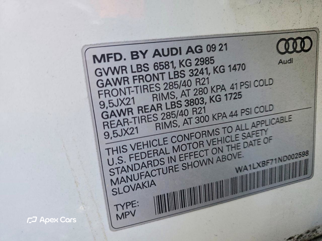 Audi Q7 2022
