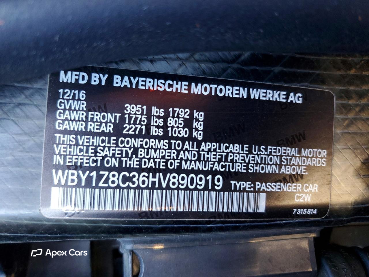 BMW i3 2017