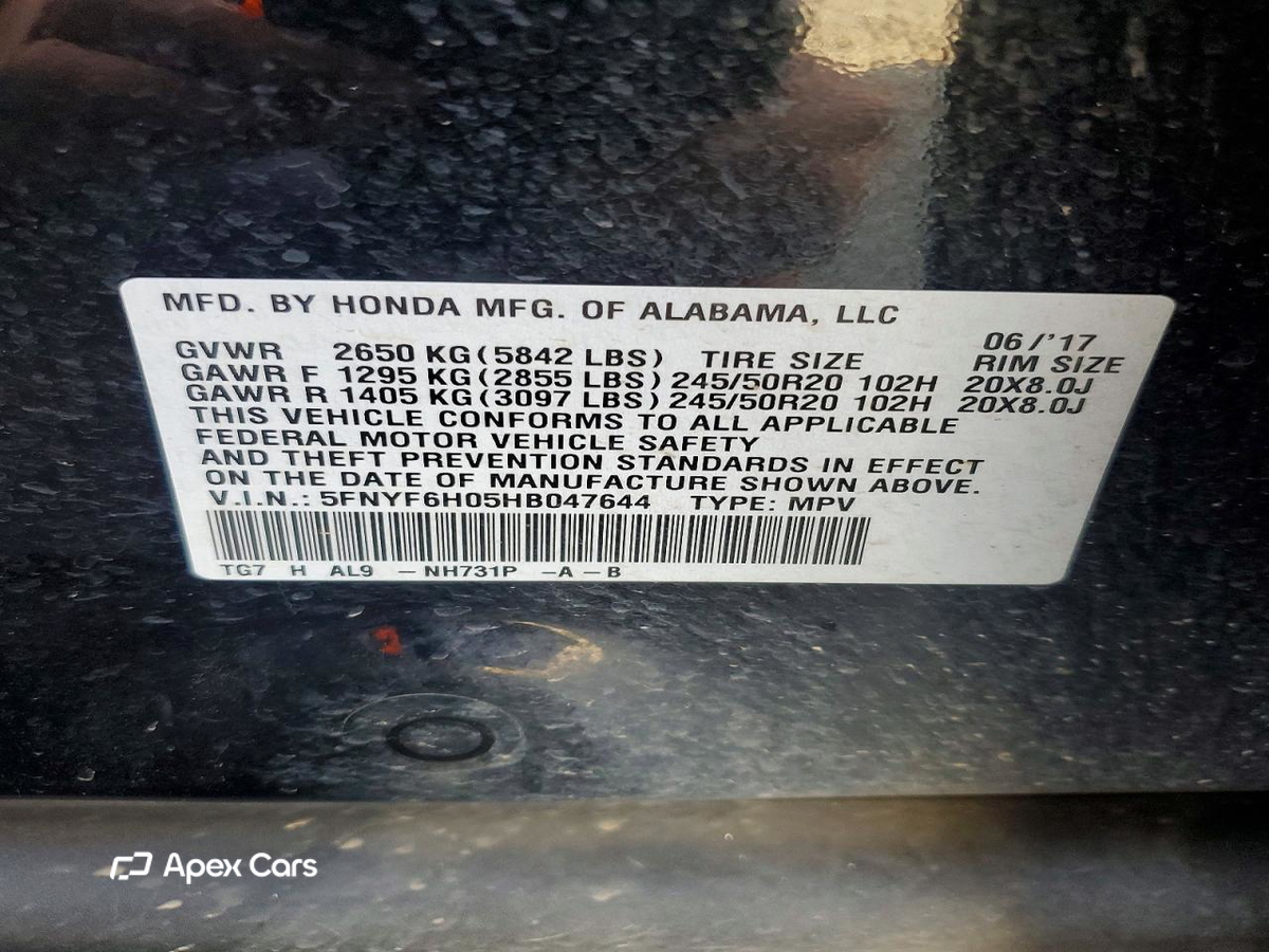 Honda Pilot 2017