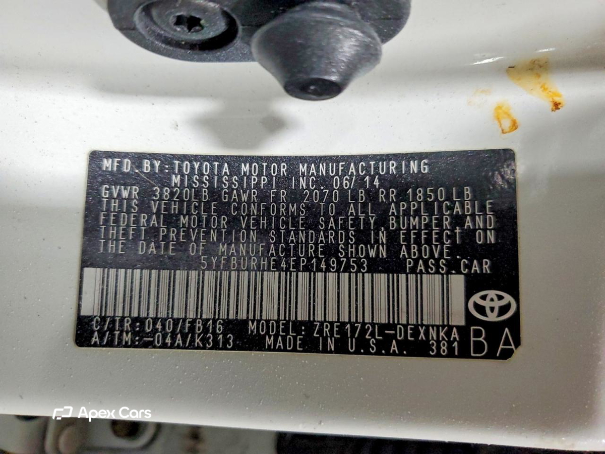 Toyota Corolla 2014
