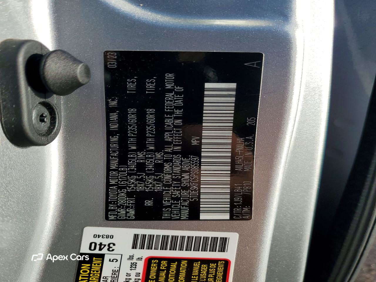 Toyota Sienna 2023