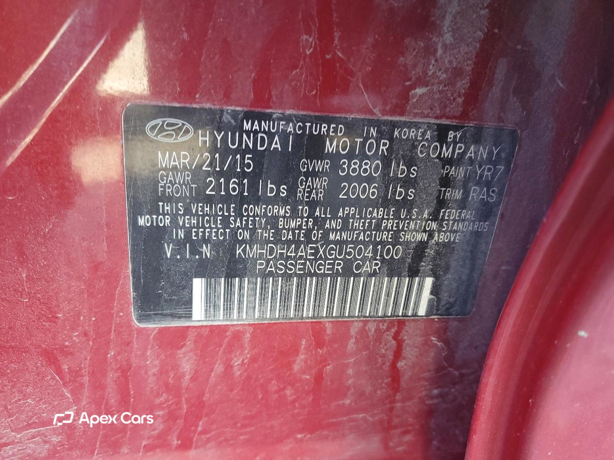 Hyundai Elantra 2016