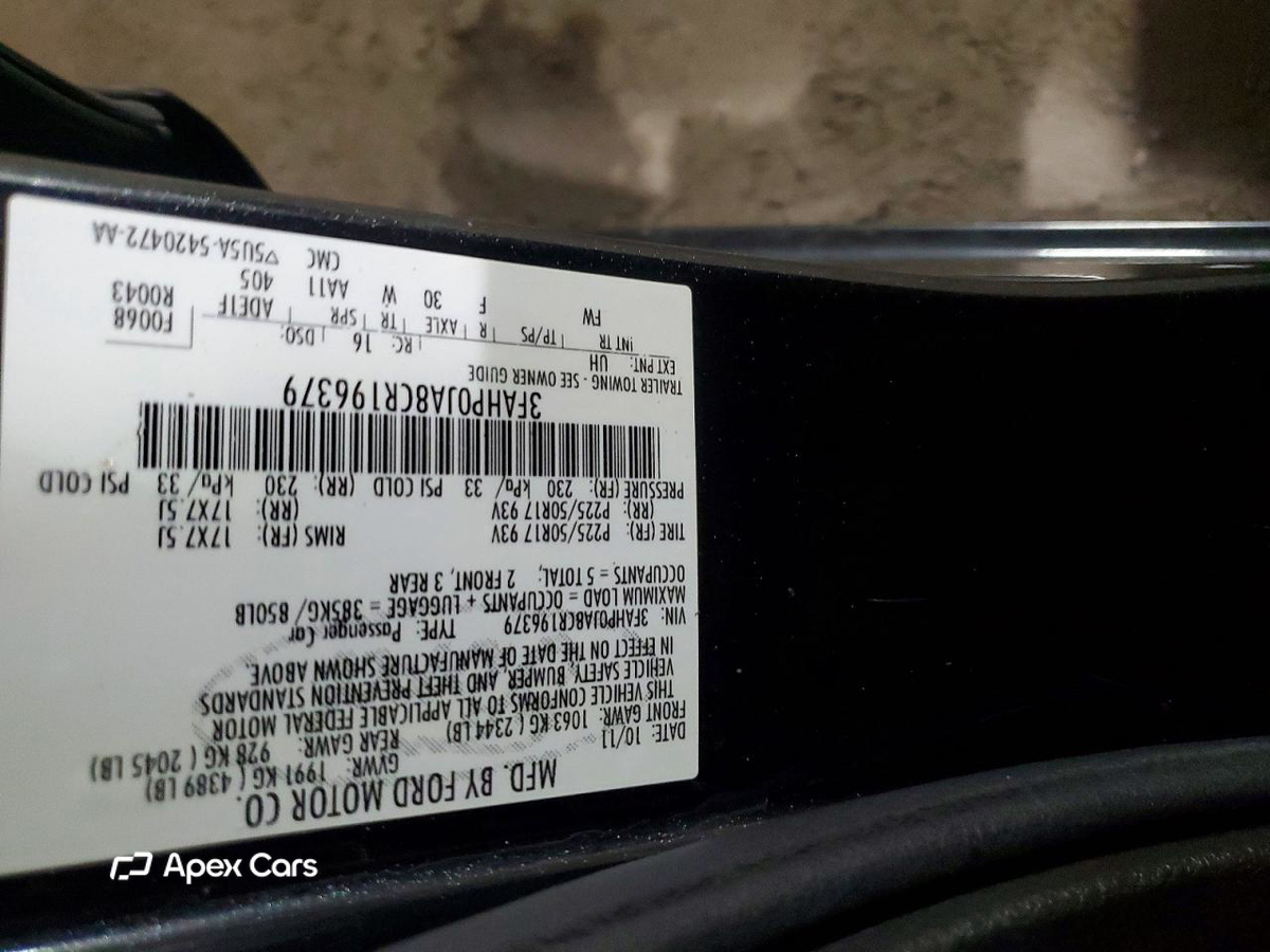 Ford Fusion 2012