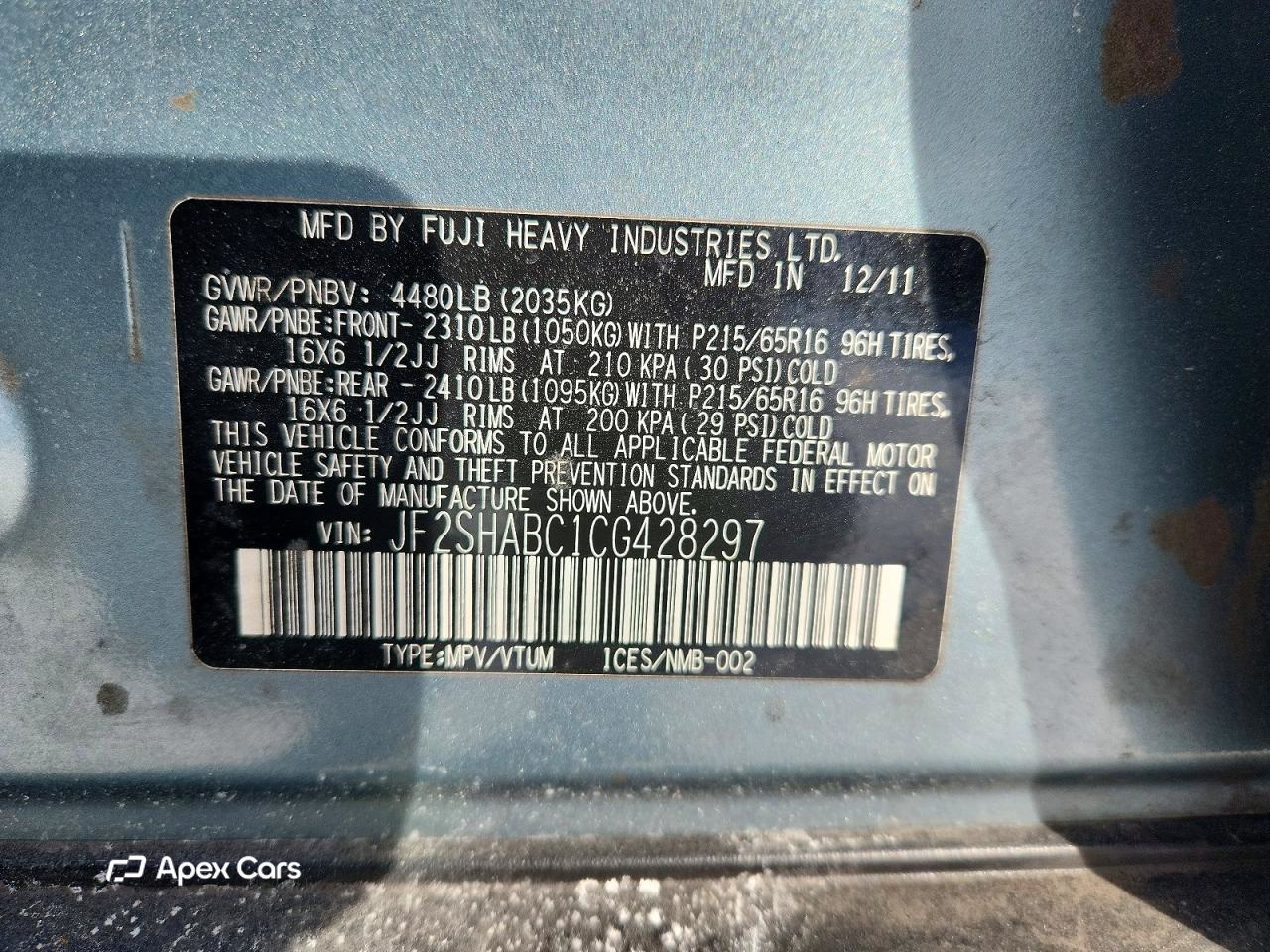 Subaru Forester 2012