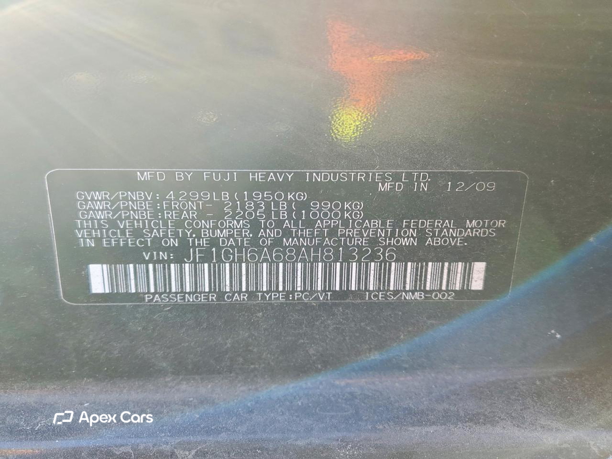 Subaru Impreza 2010