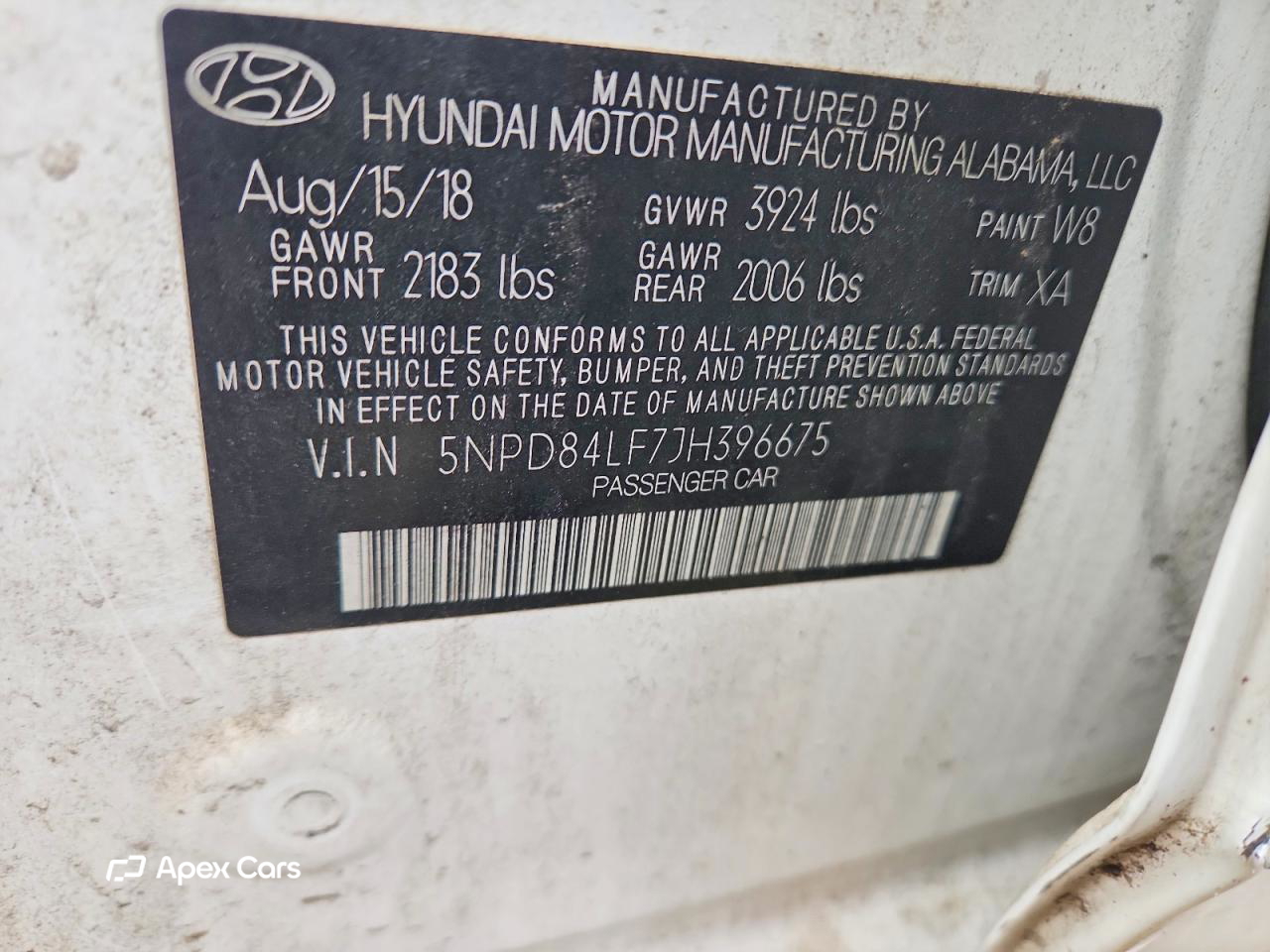 Hyundai Elantra 2018