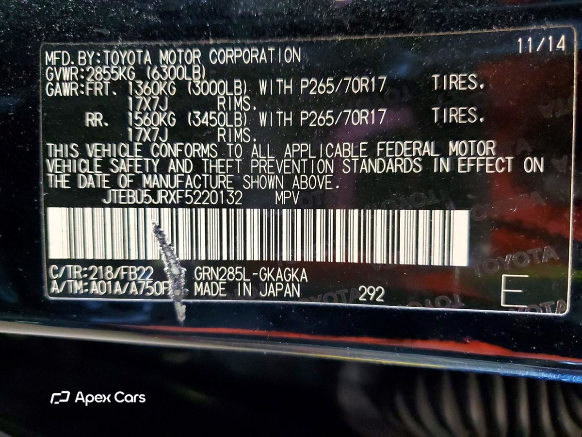 Toyota 4Runner 2015