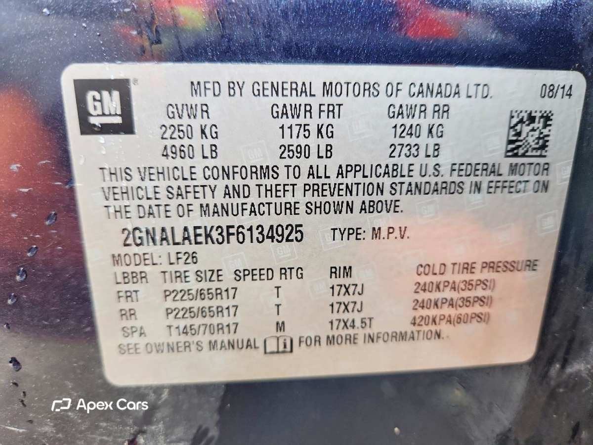 Chevrolet Equinox 2015