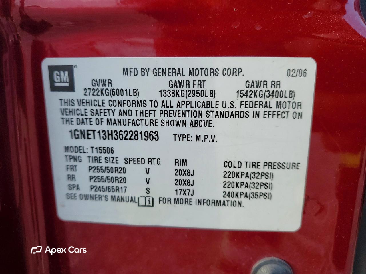 Chevrolet TrailBlazer 2006