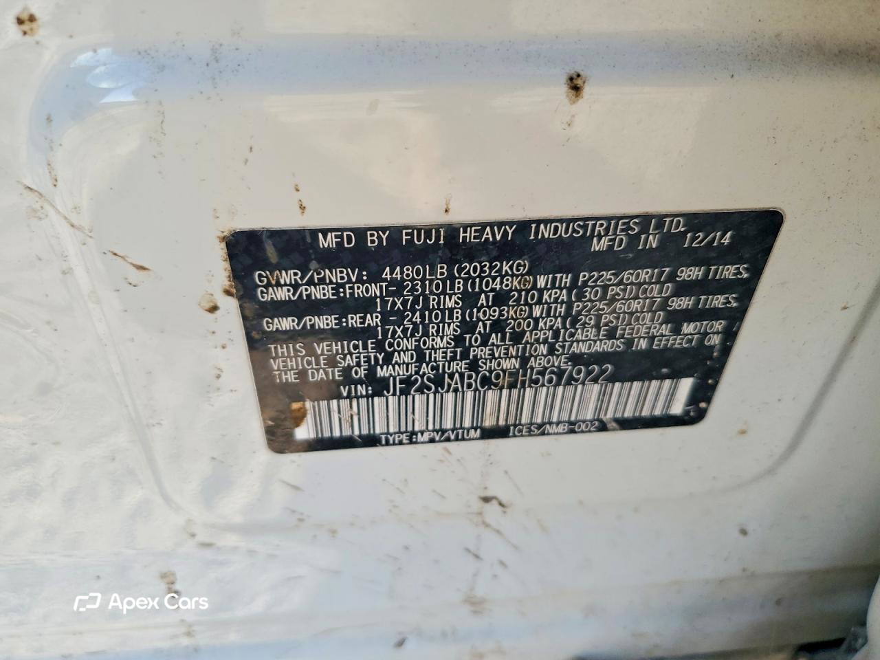 Subaru Forester 2015