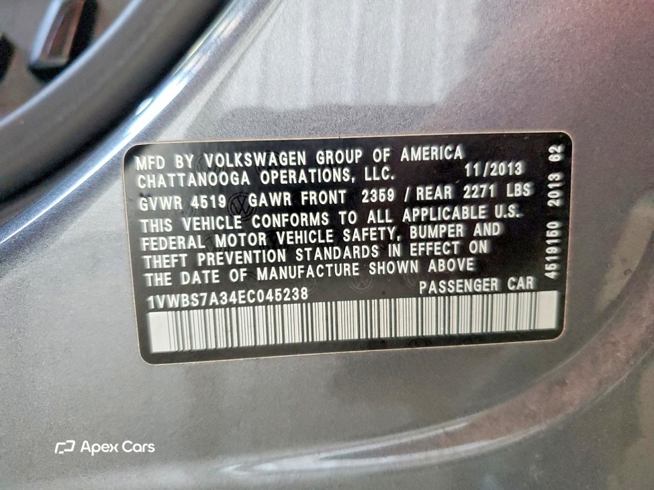Volkswagen Passat 2014