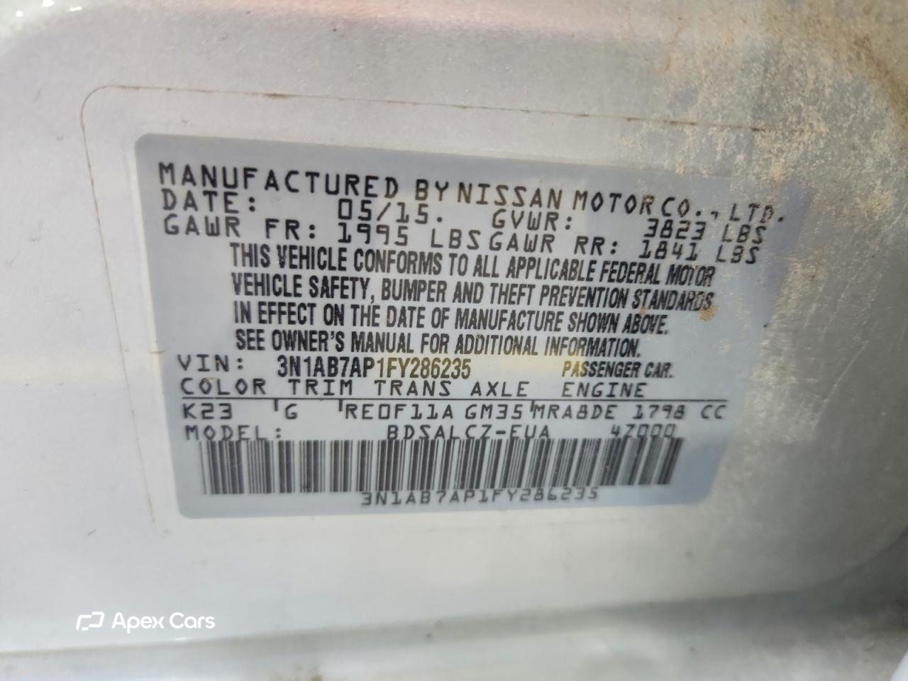 Nissan Sentra 2015