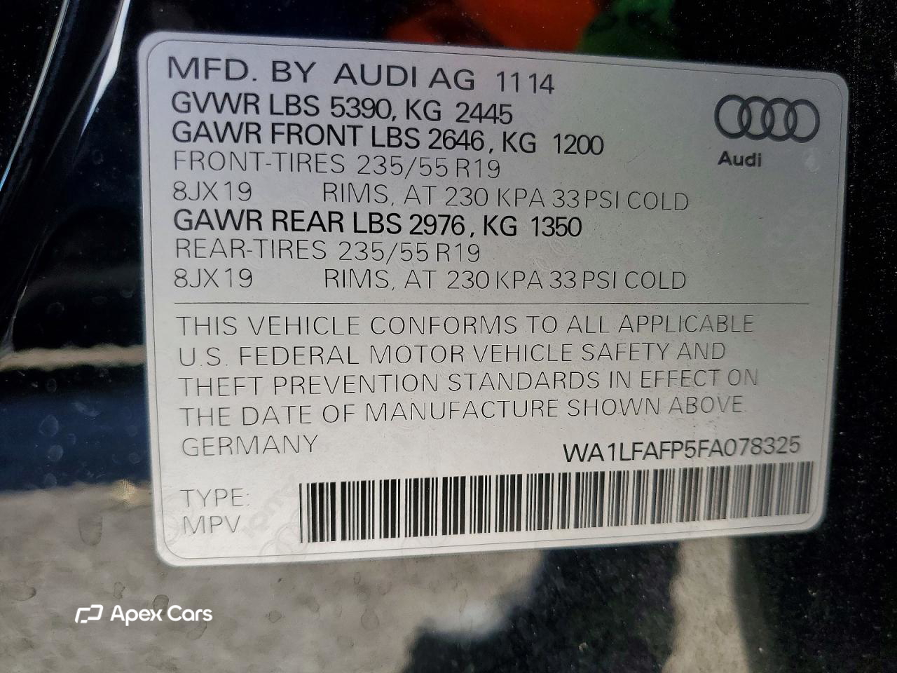Audi Q5 2015