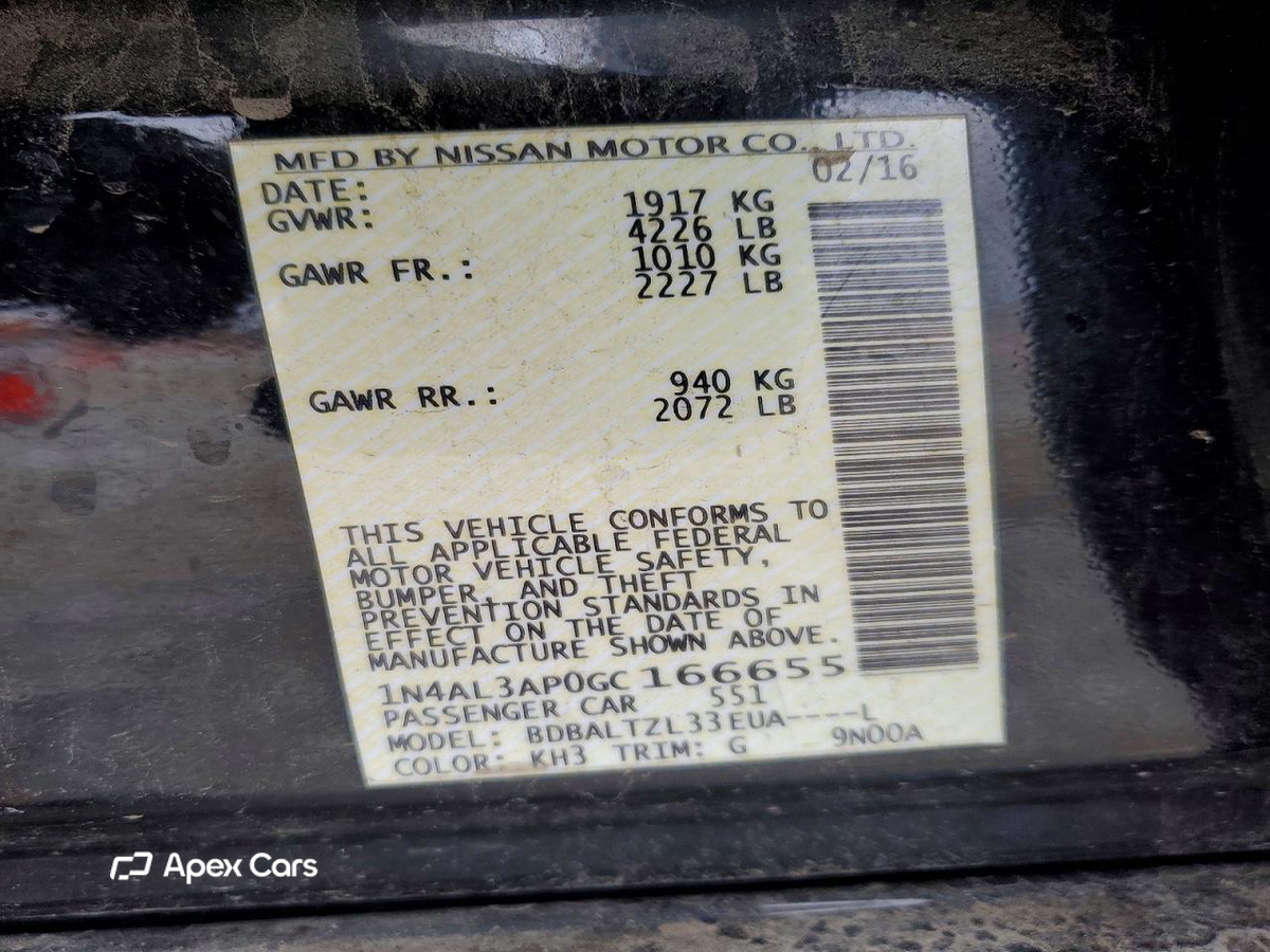 Nissan Altima 2016