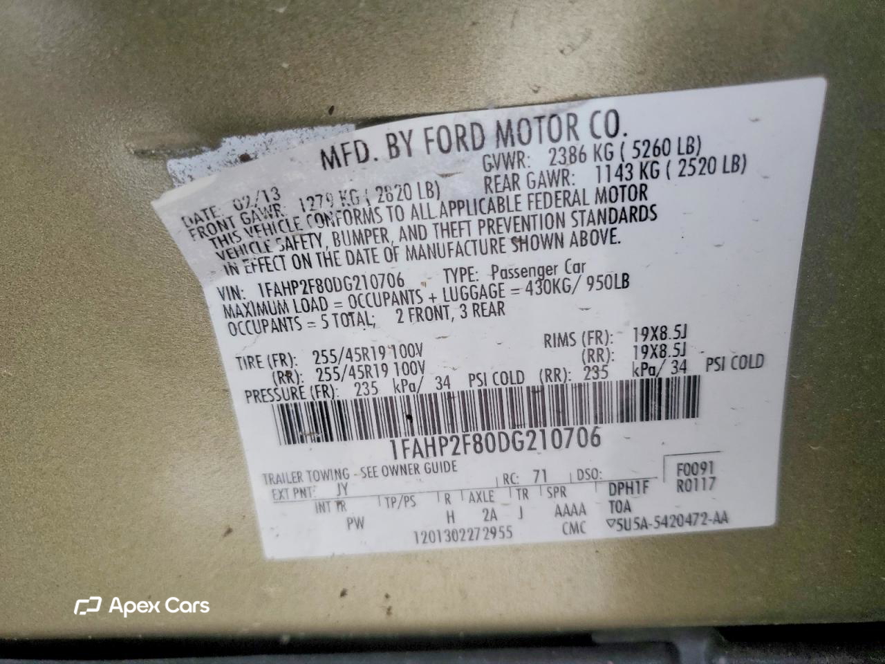 Ford Taurus 2013