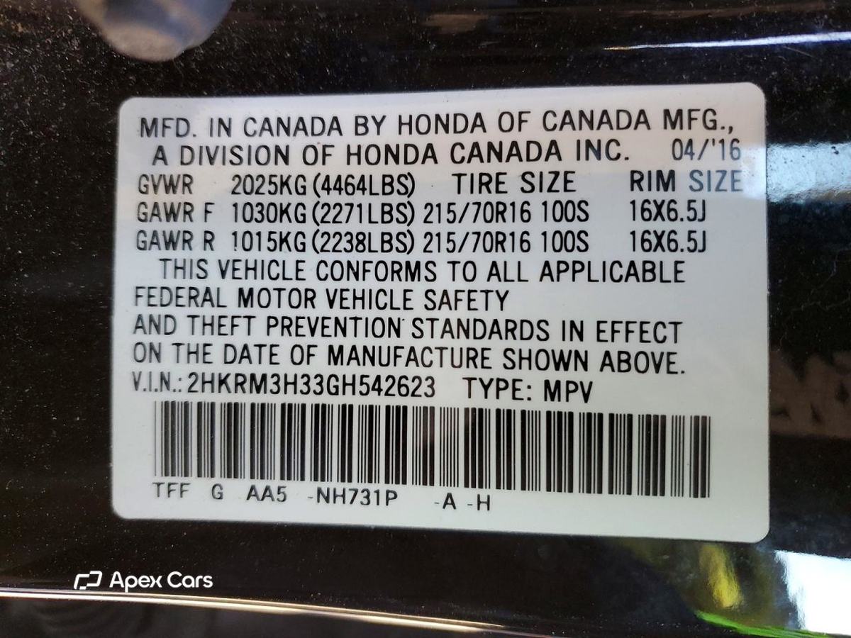 Honda CR-V 2016