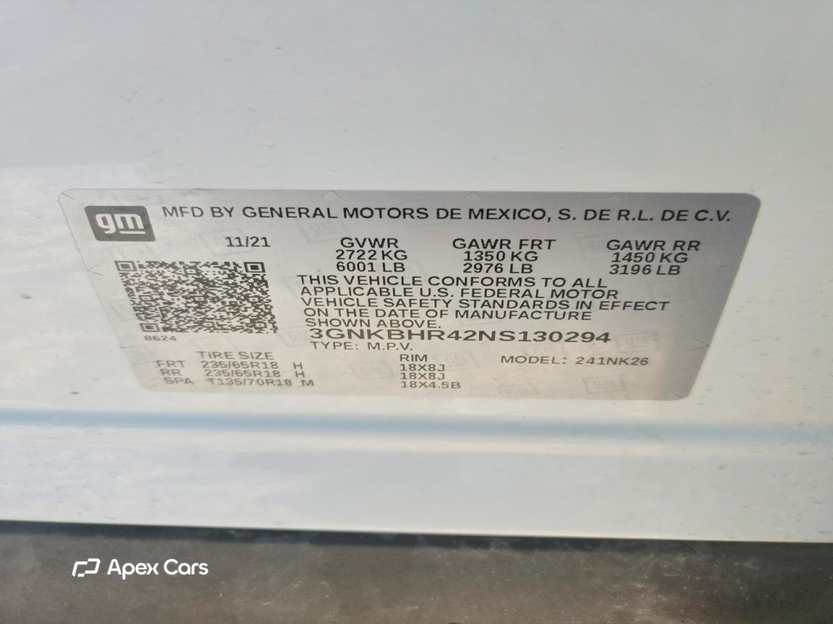 Chevrolet Blazer 2022