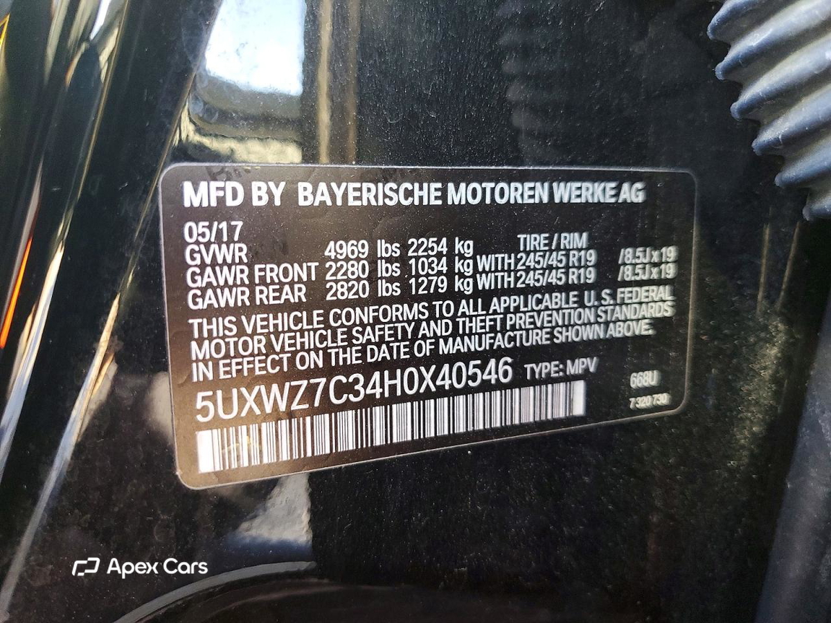 BMW X3 2017