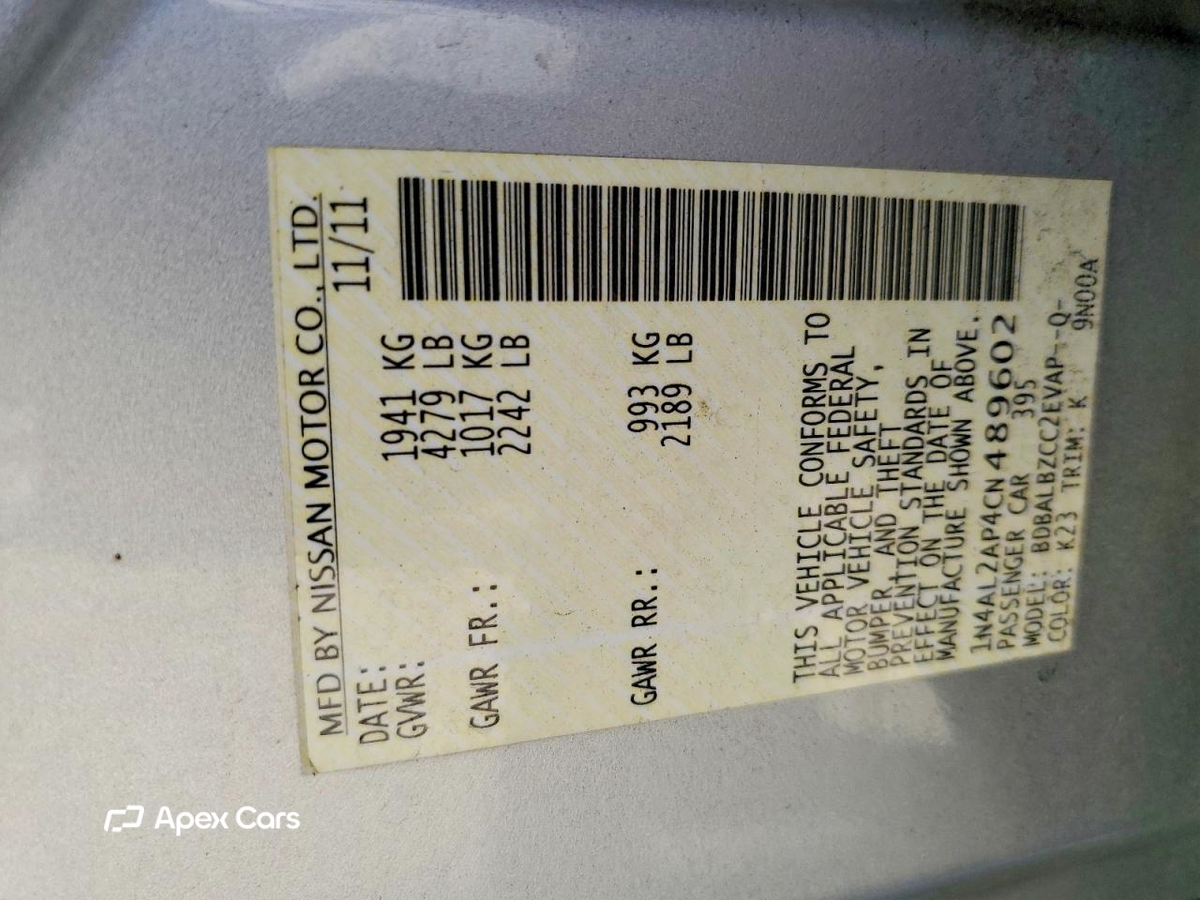 Nissan Altima 2012