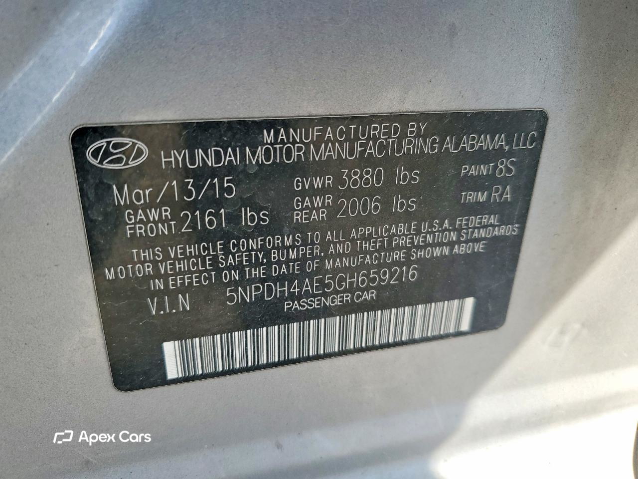 Hyundai Elantra 2016