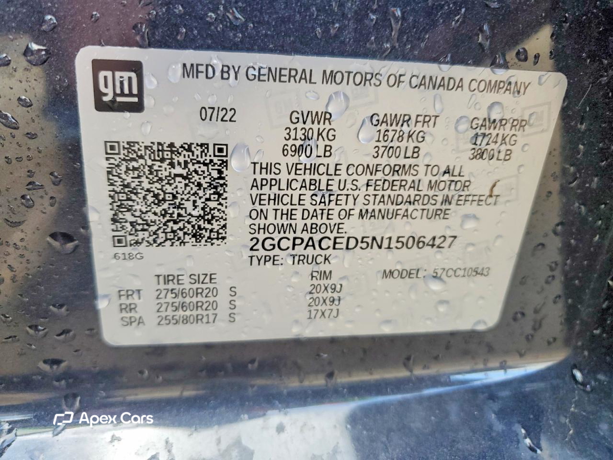 Chevrolet Silverado 2022