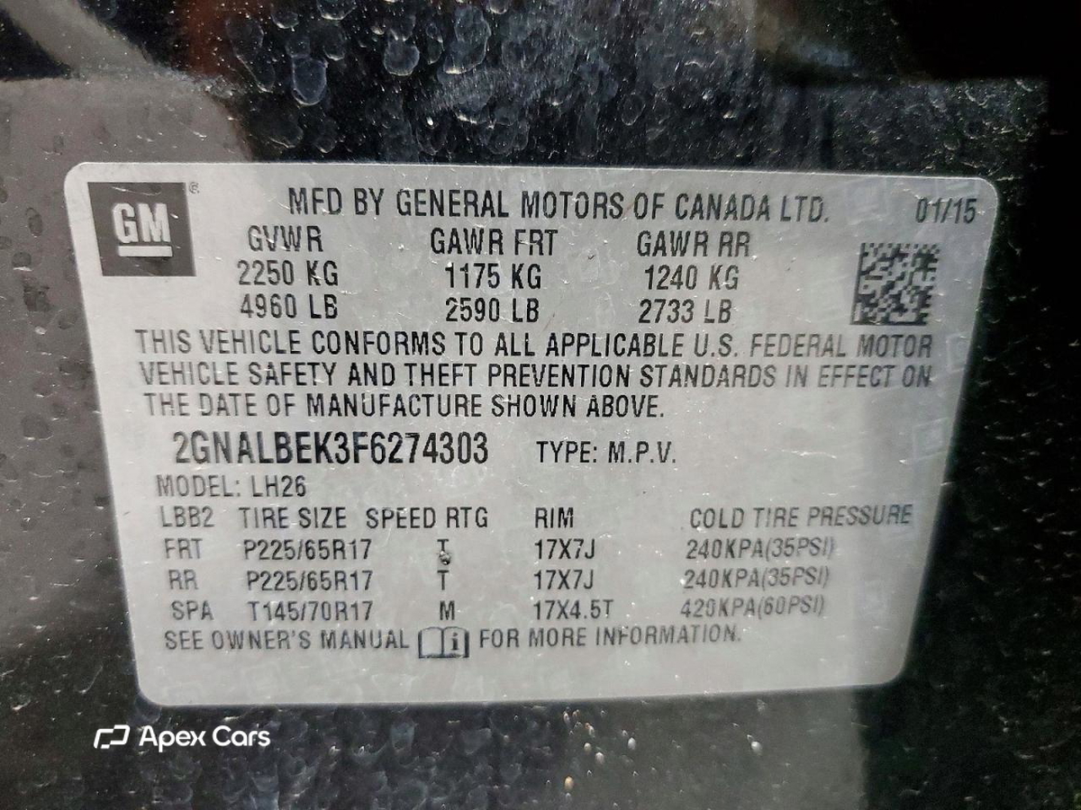 Chevrolet Equinox 2015