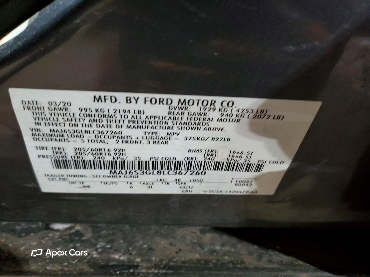 Ford EcoSport 2020