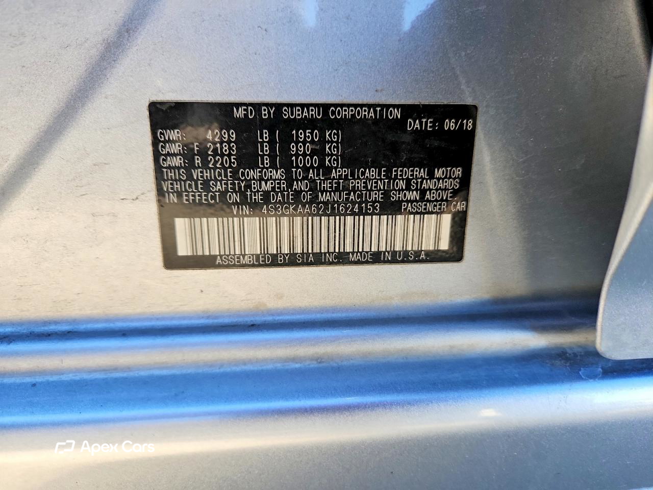 Subaru Impreza 2018