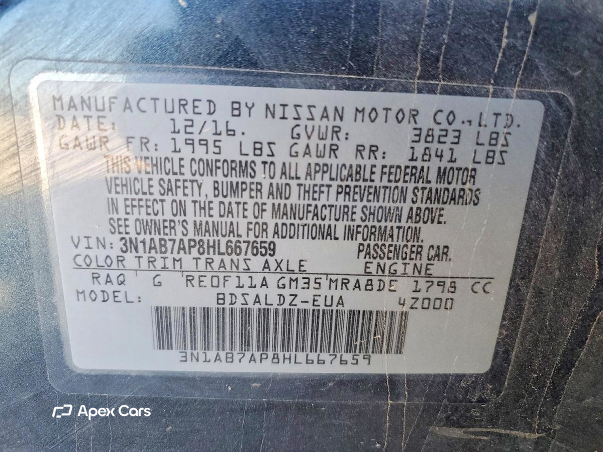 Nissan Sentra 2017