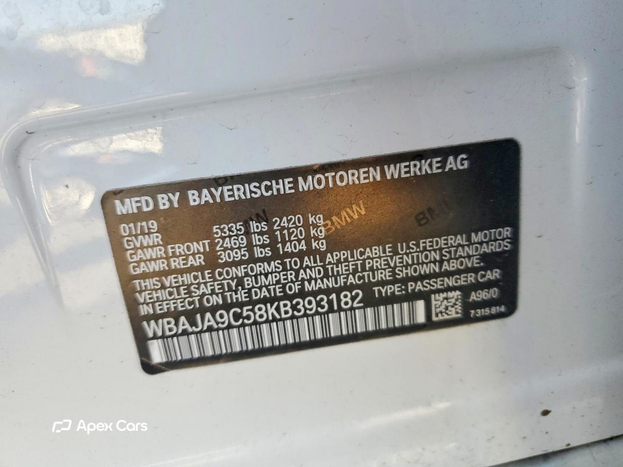 BMW Series 5 2019