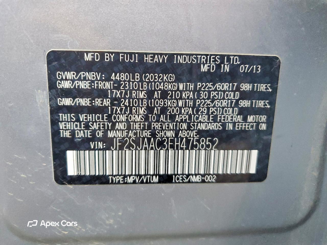 Subaru Forester 2014