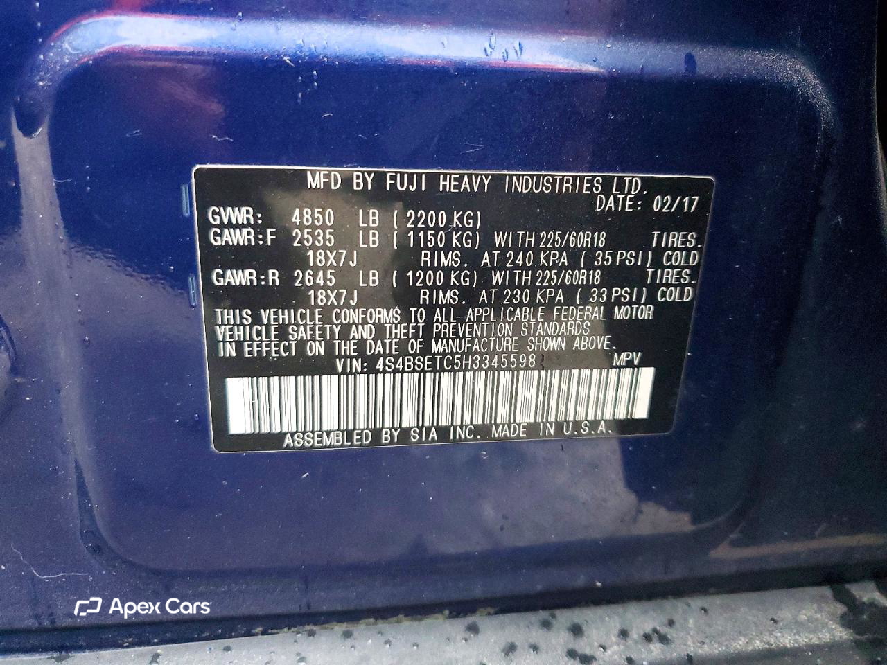 Subaru Outback 2017