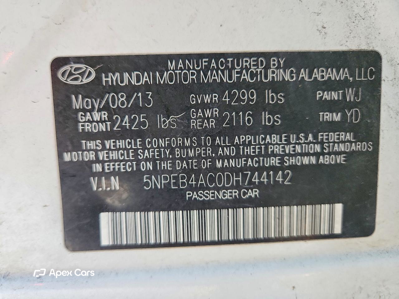 Hyundai Sonata 2013