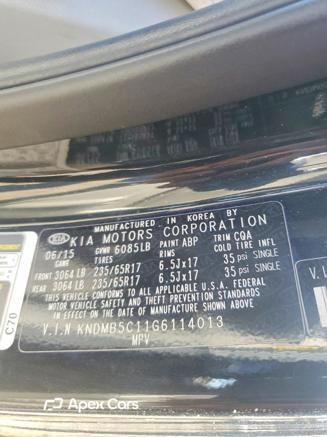 Kia Sedona 2016