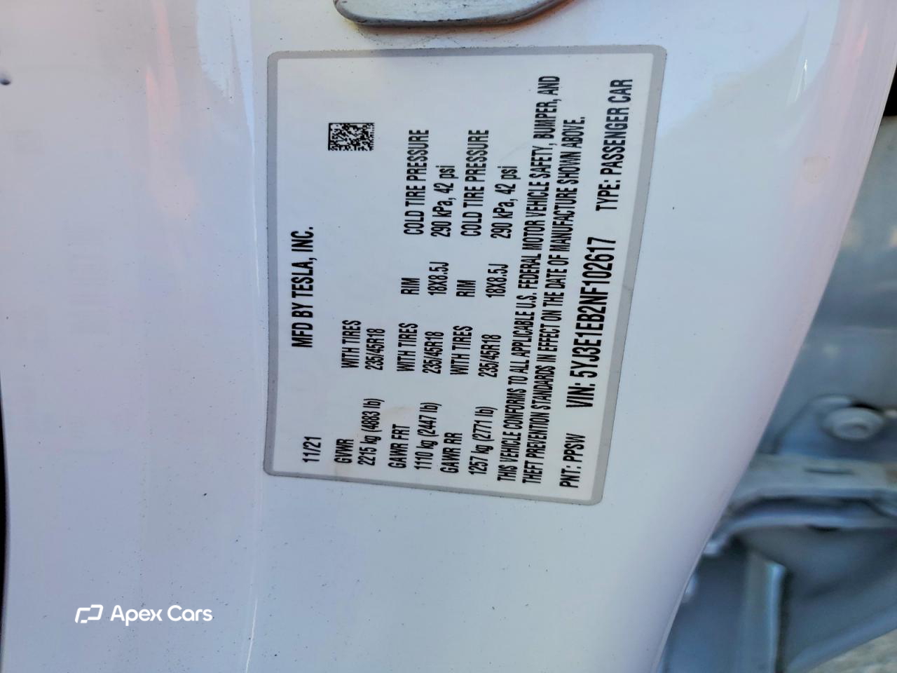 Tesla Model 3 2022