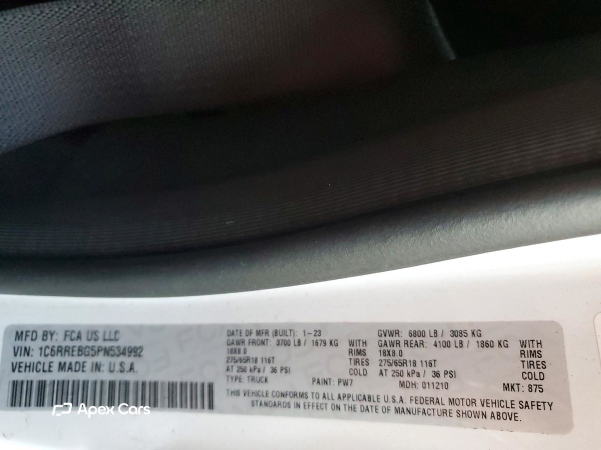 RAM 1500 2023