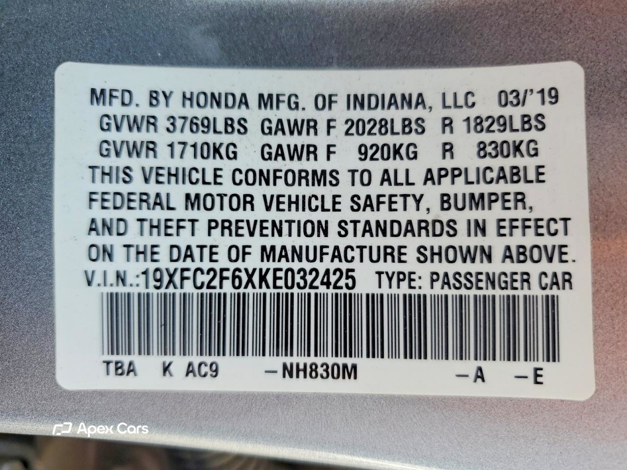 Honda Civic 2019