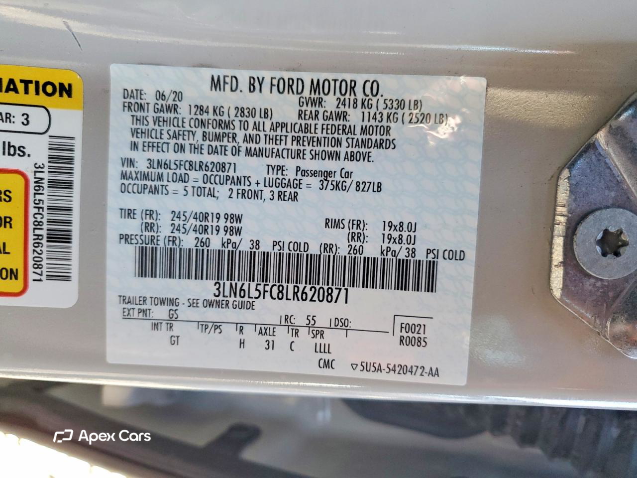 Lincoln MKZ 2020