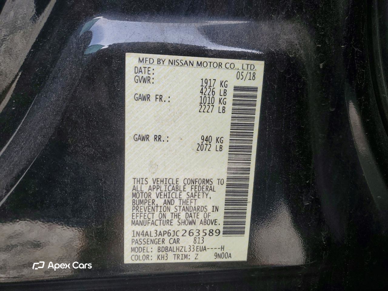 Nissan Altima 2018
