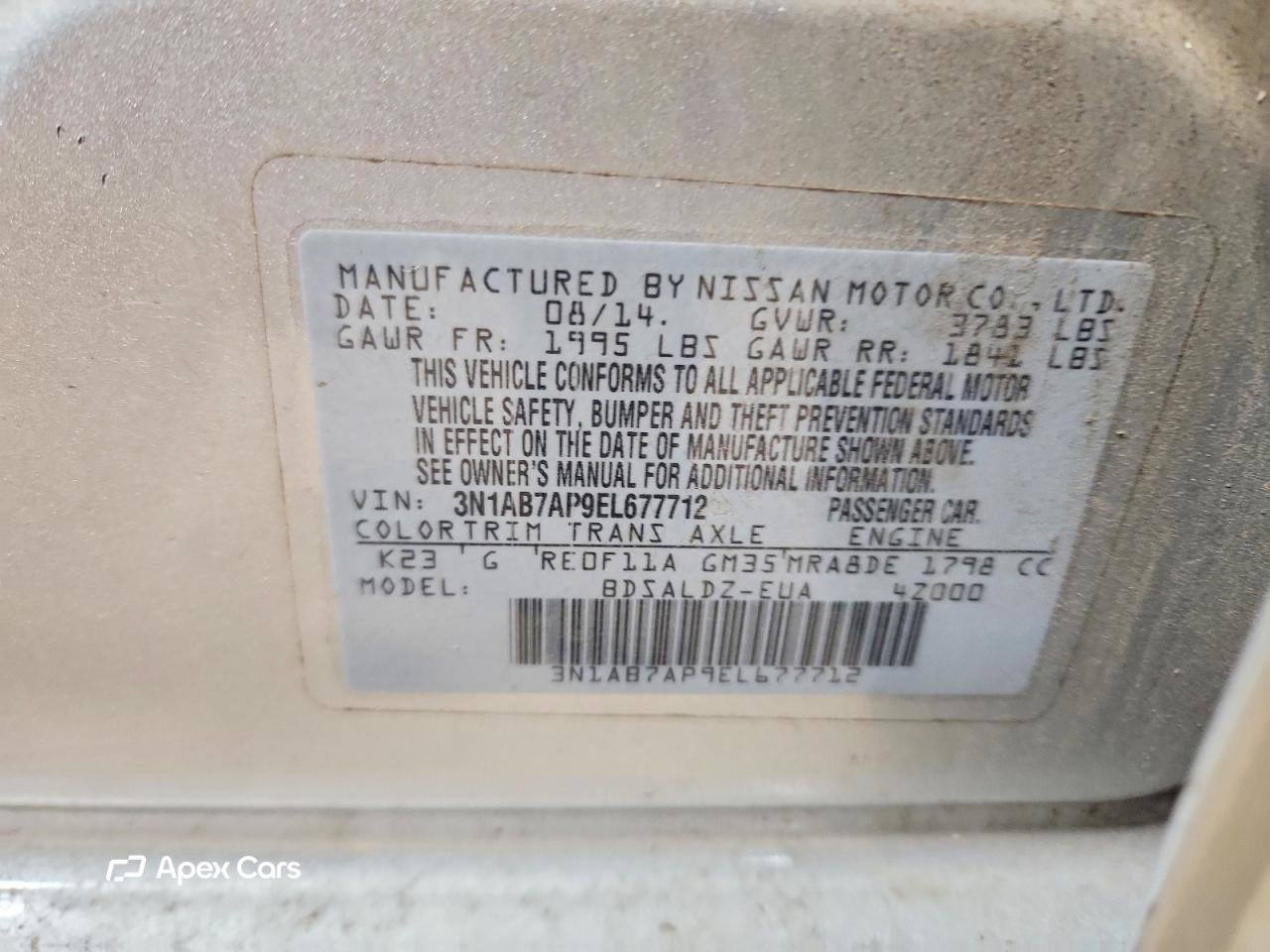 Nissan Sentra 2014