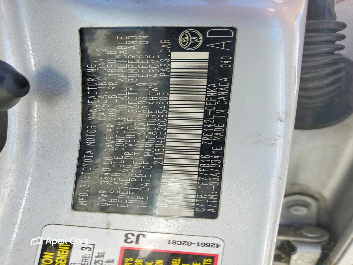 Toyota Corolla 2012