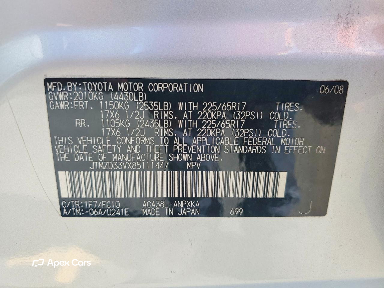 Toyota RAV 4 2008