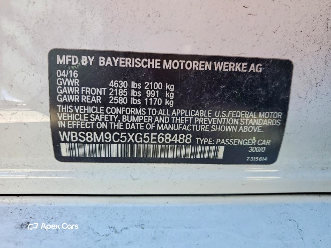 BMW M3 2016