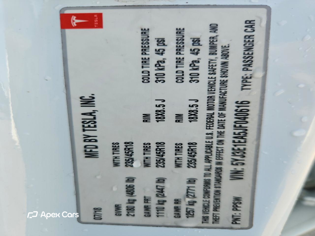 Tesla Model 3 2018