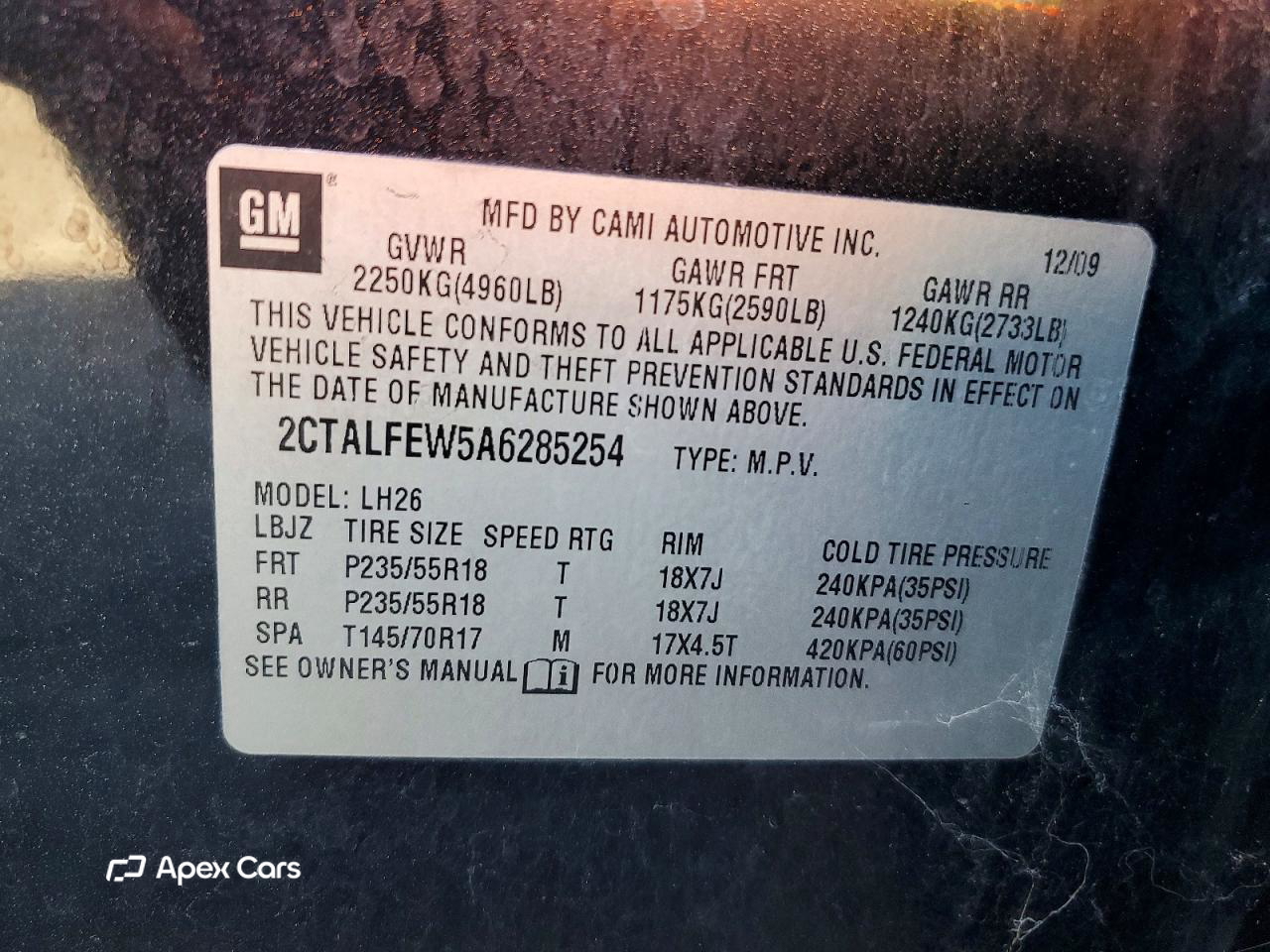 GMC Terrain 2010